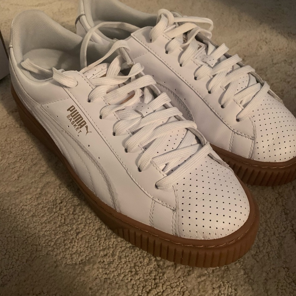 Puma basket platform sneakers